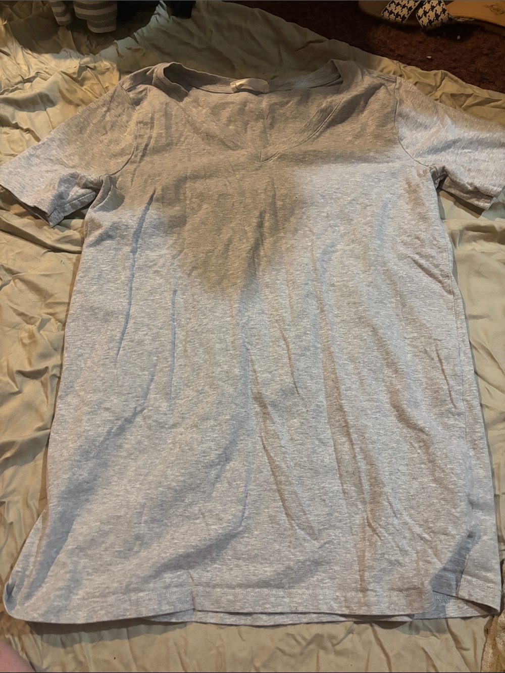 Zenana Outfitters Men’s Crew Tee - Light Gray Heather